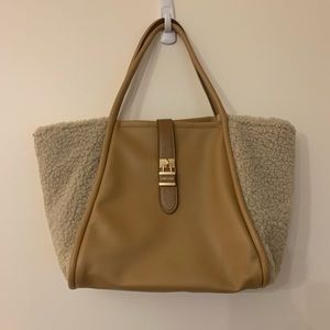 Anne Klein Tote Sherpa Bag